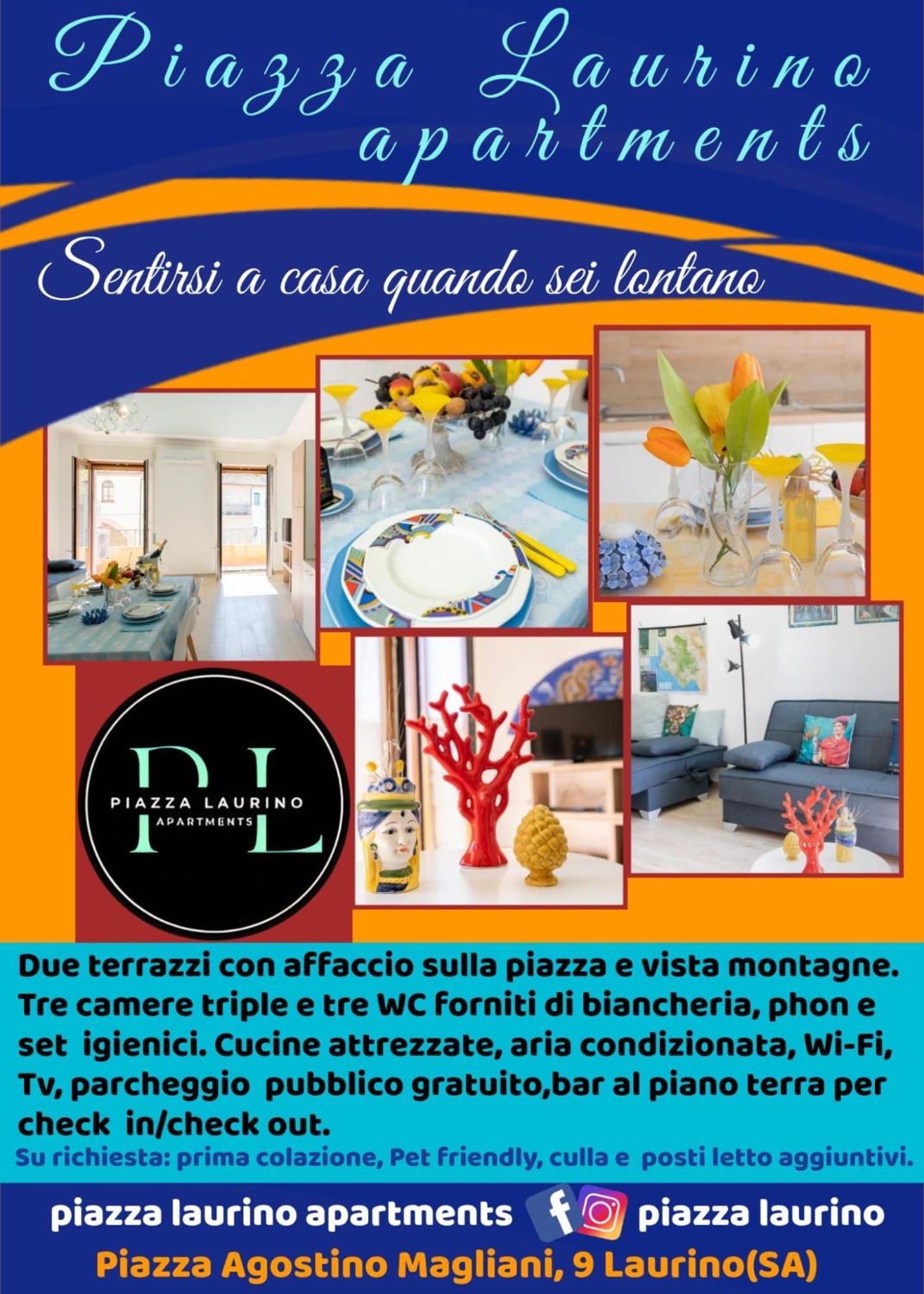 Piazza Laurino Apartments Basic Excursions Alto Cilento Cammino Giubilare Di Santelena Extérieur photo